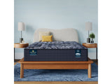 Perfect Sleeper X Knox 13.5" Dark Blue/Black Hybrid California King Firm Mattress - Ornate Home