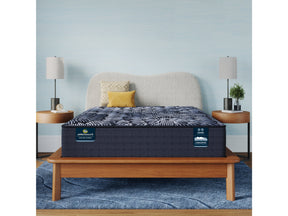 Perfect Sleeper X Knox 13.5" Dark Blue/Black Hybrid California King Firm Mattress - Ornate Home