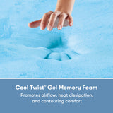 Perfect Sleeper X Lexton 14.25" Dark Blue/Black Hybrid King Medium Pillow Top Mattress - Ornate Home