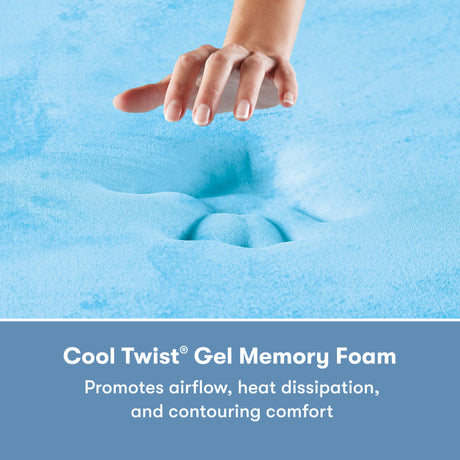 Perfect Sleeper X Lexton 14.25" Dark Blue/Black Hybrid Queen Medium Pillow Top Mattress - Ornate Home