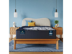 Perfect Sleeper X Max 14.25" Dark Blue/Black Hybrid King Medium Mattress - Ornate Home