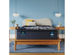 Perfect Sleeper X Max 15.25" Dark Blue/Black Hybrid California King Firm Pillow Top Mattress - Ornate Home