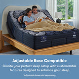 Perfect Sleeper X Max 15" Dark Blue/Black Hybrid Twin XL Plush Pillow Top Mattress - Ornate Home