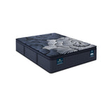 Perfect Sleeper X Max 15" Dark Blue/Black Hybrid Twin XL Plush Pillow Top Mattress - Ornate Home