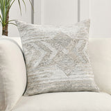 Performance Caravan Gray Multi 22x22 Throw Pillow (Set of 2) - Ornate Home
