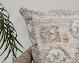 Performance Lukens Gray Multi 22x22 Throw Pillow (Set of 2) - Ornate Home