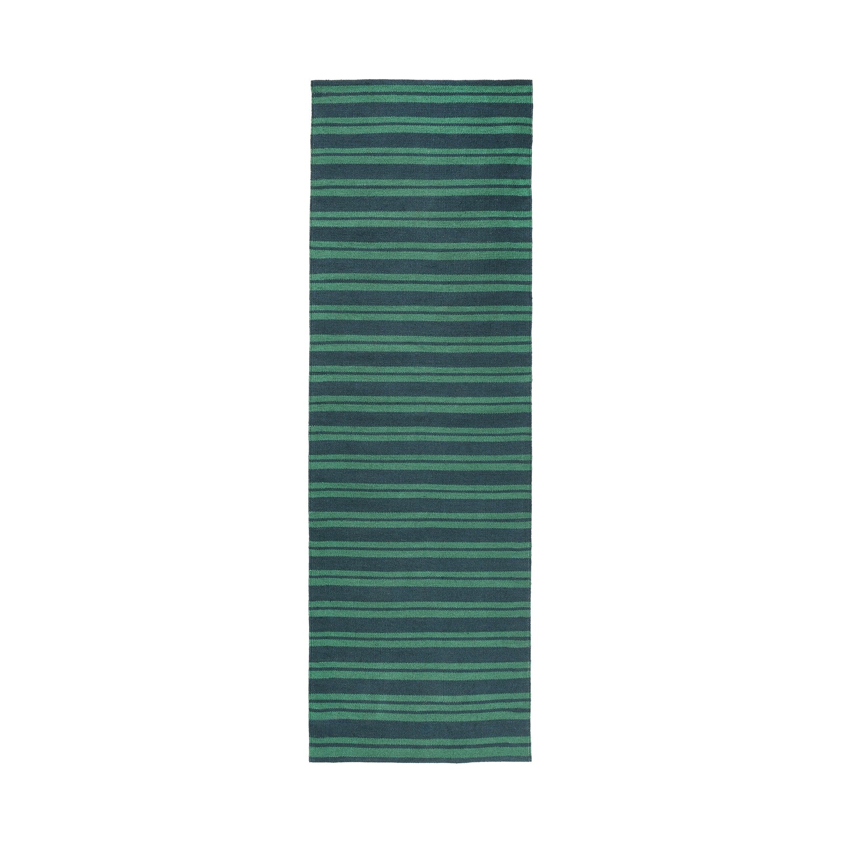 Performance Palma Deep Blue/Green Stripe Rug - Ornate Home