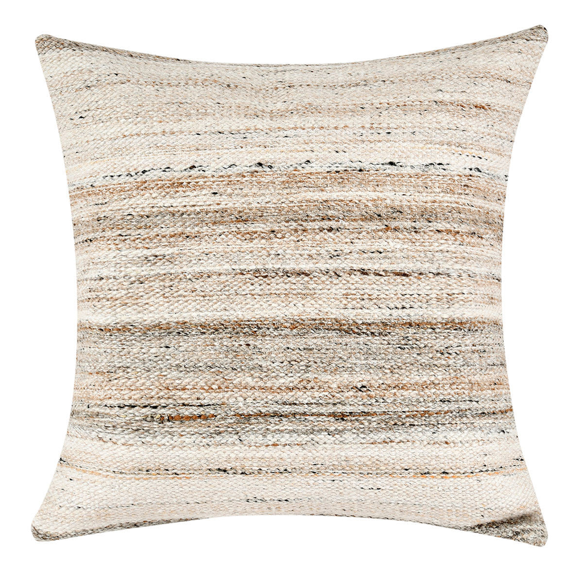 Performance Plateau Sand Multi 22x22 Throw Pillow (Set of 2) - Ornate Home