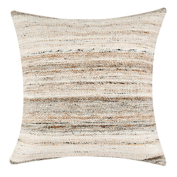 Performance Plateau Sand Multi 22x22 Throw Pillow (Set of 2) - Ornate Home