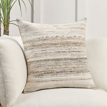 Performance Plateau Sand Multi 22x22 Throw Pillow (Set of 2) - Ornate Home