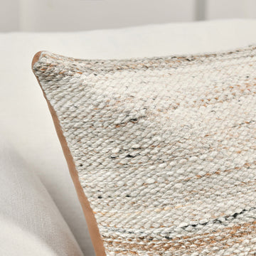 Performance Plateau Sand Multi 22x22 Throw Pillow (Set of 2) - Ornate Home