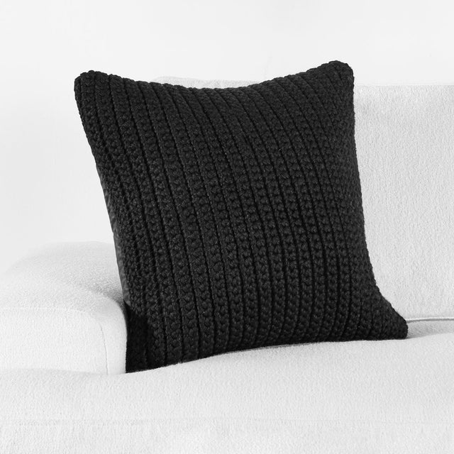 Performance Prism Black Multiple Sizes Throw Pillow (Set of 2) - Ornate Home