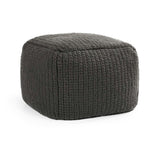 Performance Prism Dark Gray Pouf - Ornate Home
