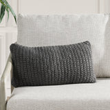 Performance Prism Dark Gray Throw Pillow (Set of 2) - Ornate Home