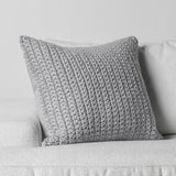 Performance Prism Light Gray Multiple Sizes Throw Pillow (Set of 2) - Ornate Home
