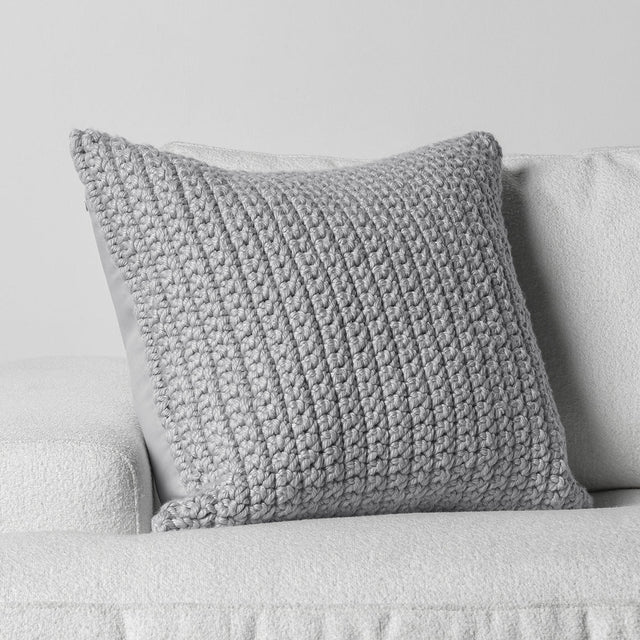 Performance Prism Light Gray Multiple Sizes Throw Pillow (Set of 2) - Ornate Home