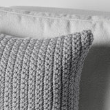 Performance Prism Light Gray Multiple Sizes Throw Pillow (Set of 2) - Ornate Home