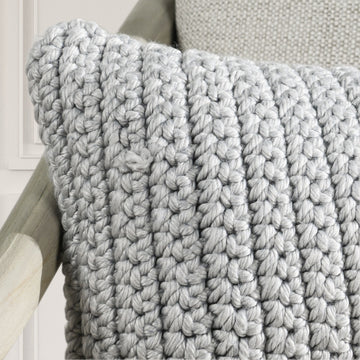 Performance Prism Light Gray Multiple Sizes Throw Pillow (Set of 2) - Ornate Home