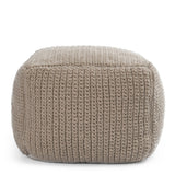 Performance Prism Natural Pouf - Ornate Home