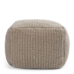 Performance Prism Natural Pouf - Ornate Home