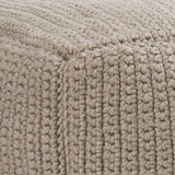 Performance Prism Natural Pouf - Ornate Home
