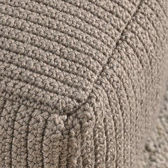 Performance Prism Natural Pouf - Ornate Home