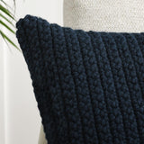 Performance Prism Navy Blue Multiple Sizes Throw Pillow (Set of 2) - Ornate Home