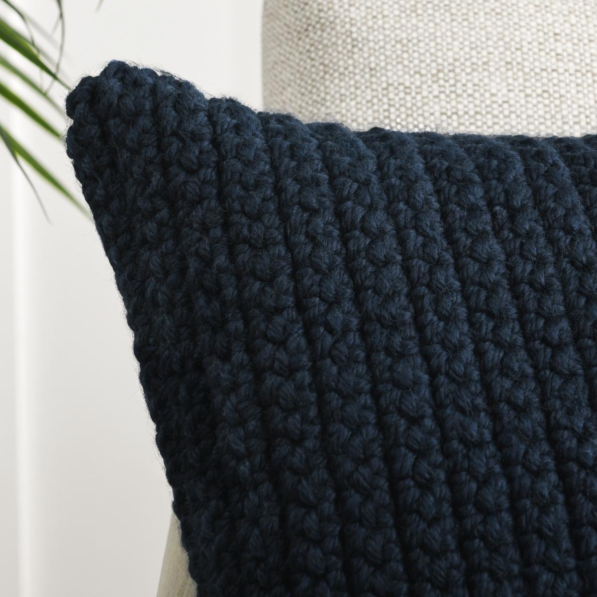 Performance Prism Navy Blue Multiple Sizes Throw Pillow (Set of 2) - Ornate Home