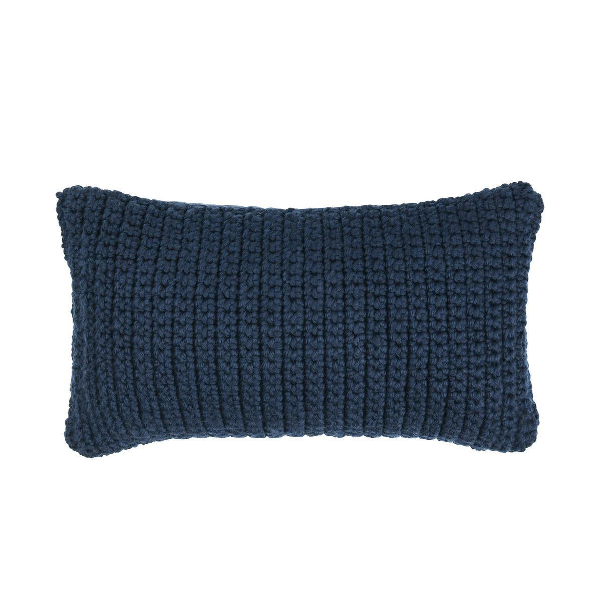 Performance Prism Navy Blue Multiple Sizes Throw Pillow (Set of 2) - Ornate Home