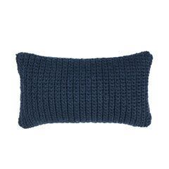 Performance Prism Navy Blue Multiple Sizes Throw Pillow (Set of 2) - Ornate Home