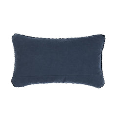 Performance Prism Navy Blue Multiple Sizes Throw Pillow (Set of 2) - Ornate Home