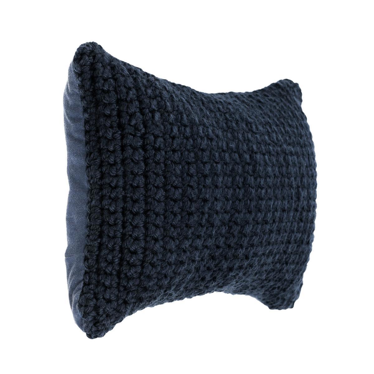 Performance Prism Navy Blue Multiple Sizes Throw Pillow (Set of 2) - Ornate Home