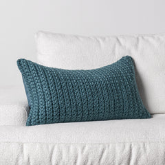 Performance Prism Ocean Blue Multiple Sizes Throw Pillow (Set of 2) - Ornate Home