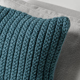 Performance Prism Ocean Blue Multiple Sizes Throw Pillow (Set of 2) - Ornate Home