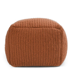 Performance Prism Terracotta Pouf - Ornate Home