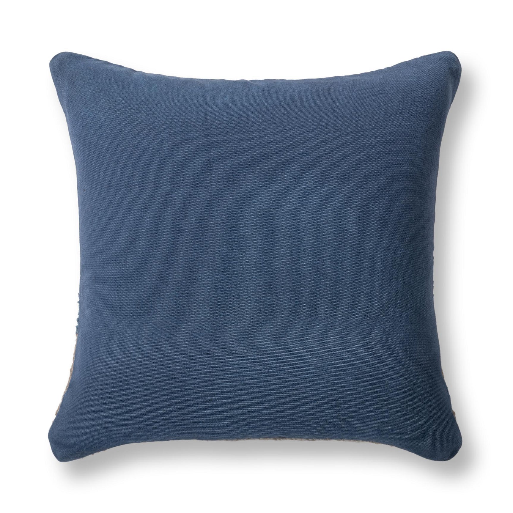 Performance Sita Blue Sea/ Natural 22x22 Throw Pillow (Set of 2) - Ornate Home