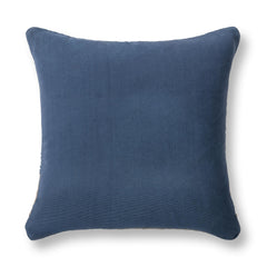 Performance Sita Blue Sea/ Natural 22x22 Throw Pillow (Set of 2) - Ornate Home