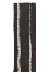 Performance Sorrento Charcoal/Ivory Stripe Rug - Ornate Home