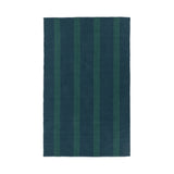 Performance Sorrento Deep Blue/Green Stripe Rug - Ornate Home