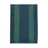 Performance Sorrento Deep Blue/Green Stripe Rug - Ornate Home