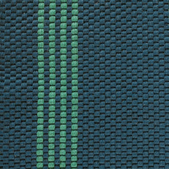 Performance Sorrento Deep Blue/Green Stripe Rug - Ornate Home