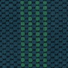 Performance Sorrento Deep Blue/Green Stripe Rug - Ornate Home