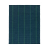 Performance Sorrento Deep Blue/Green Stripe Rug - Ornate Home