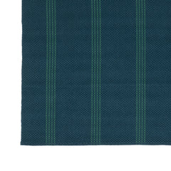 Performance Sorrento Deep Blue/Green Stripe Rug - Ornate Home