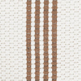 Performance Sorrento Ivory/Coconut Brown Stripe Rug - Ornate Home