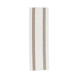 Performance Sorrento Ivory/Coconut Brown Stripe Rug - Ornate Home
