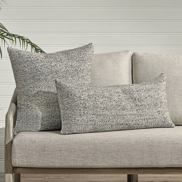 Performance Stella Gray Multi Size Outdoor Throw Pillow (Set of 2) - Ornate Home