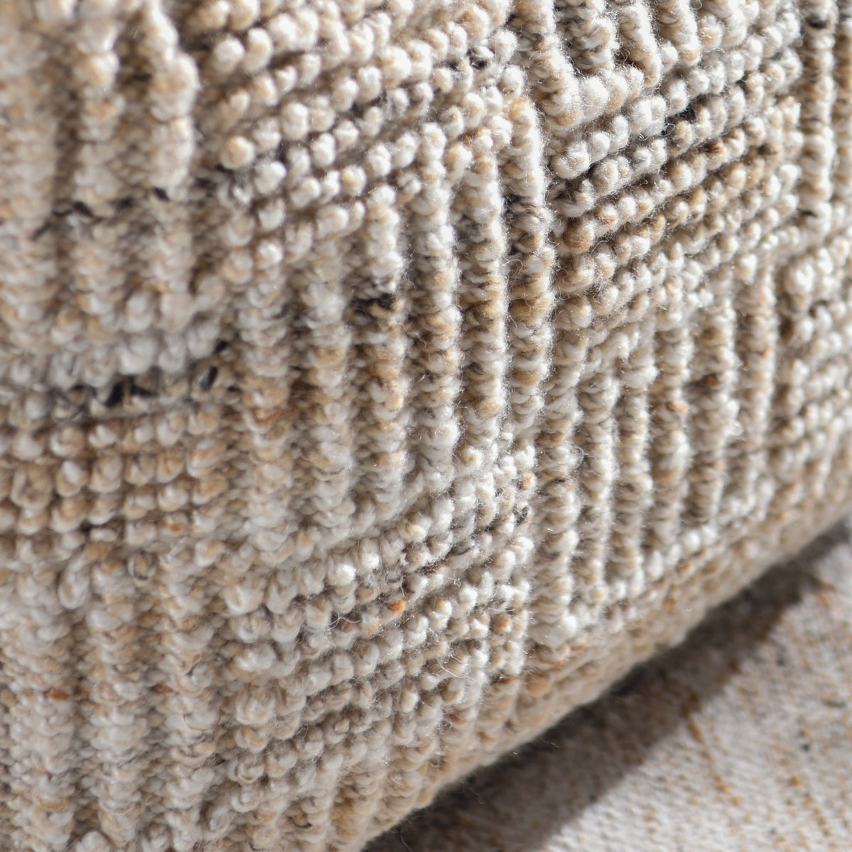 Performance Vico Caramel Multi Pouf 18"x18"x14" - Ornate Home