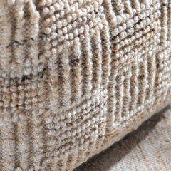 Performance Vico Caramel Multi Pouf 18"x18"x14" - Ornate Home