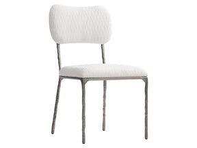 Perissa Graphite/White/Cream Outdoor Side Chair - Ornate Home